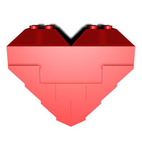 perfect LEGO heart
